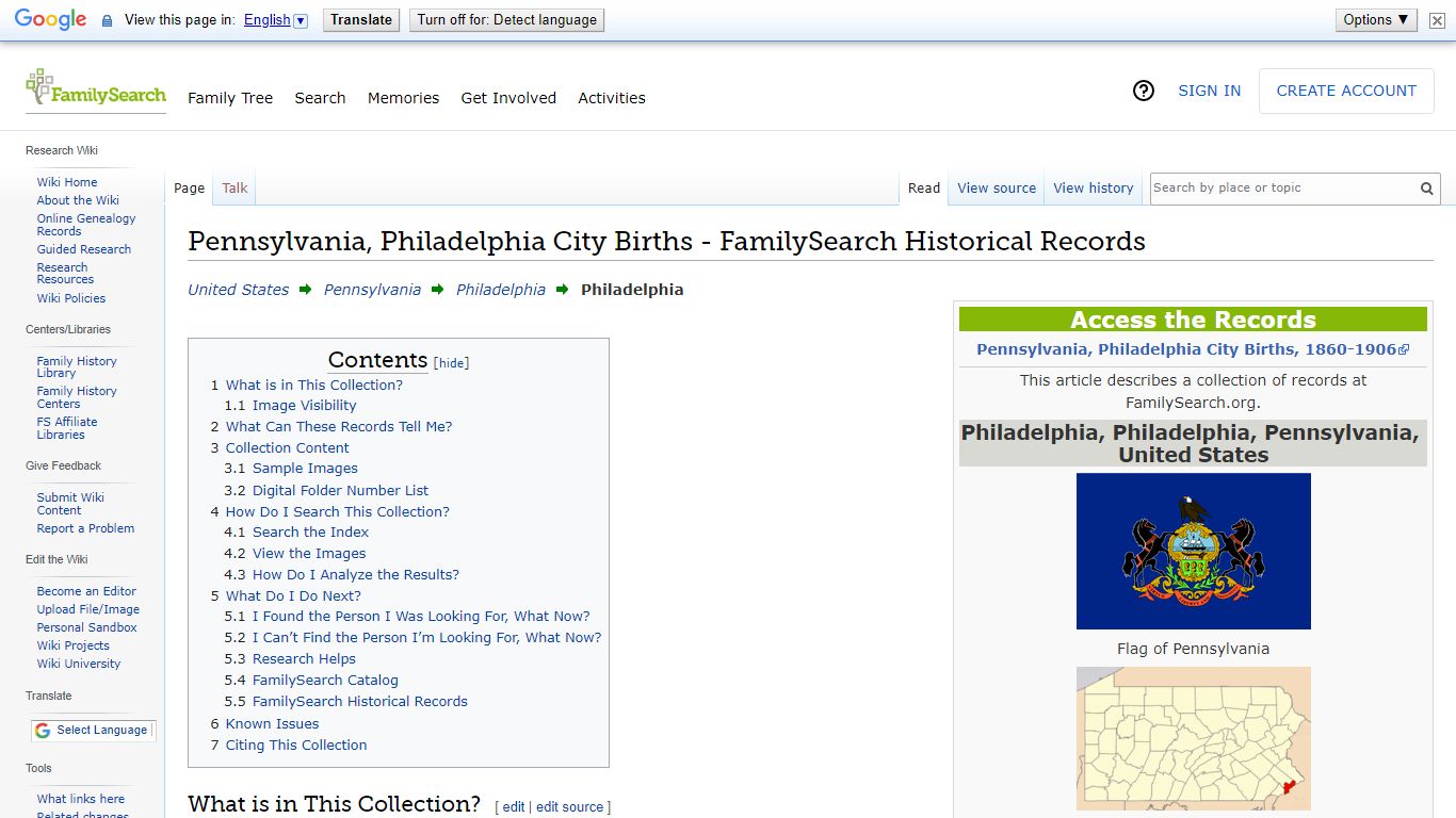 Pennsylvania, Philadelphia City Births - FamilySearch ...